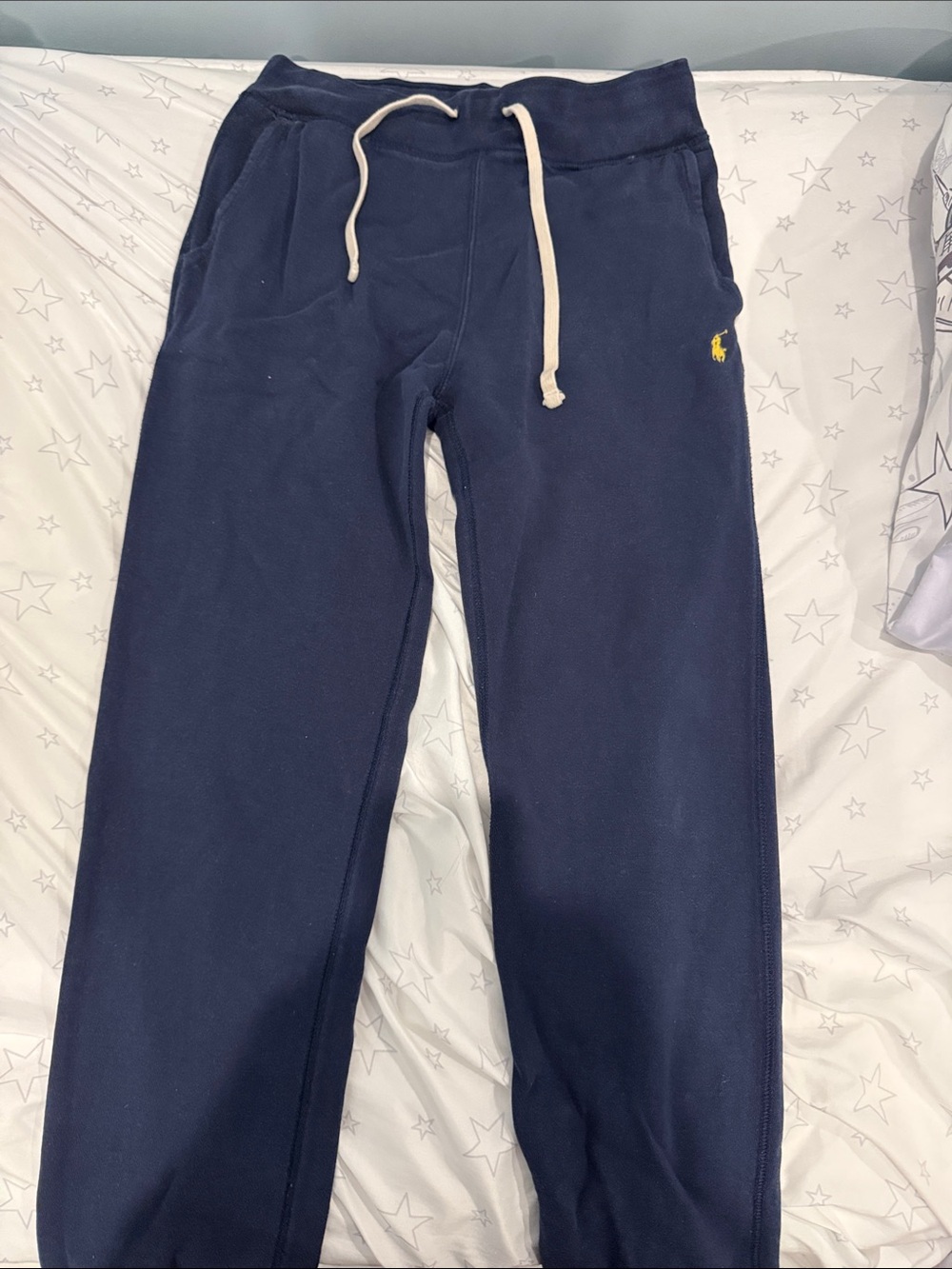 Polo by Ralph Lauren Navy Kids Fleece Drawstring Joggers